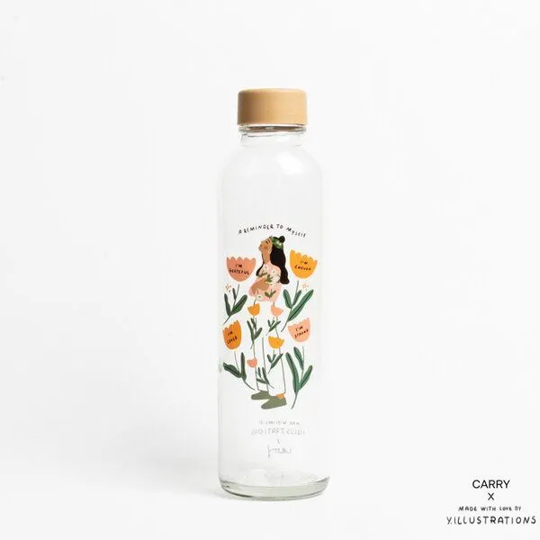 Carry Bottles Carry Bottles Glastrinkflasche 0.7l, Reminder to myself, – Produktbild 1 von 4