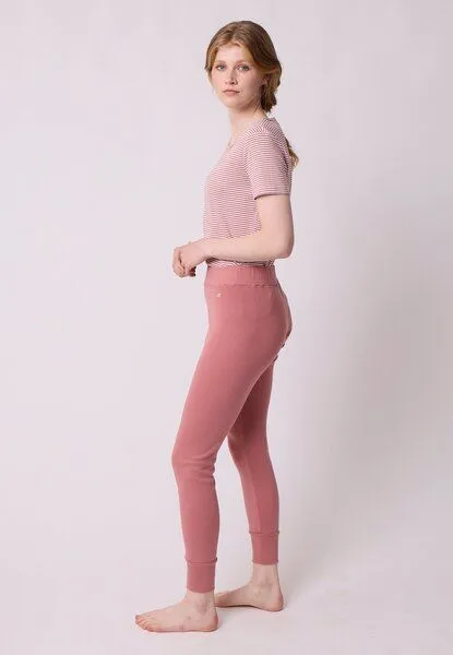 LANA Organic LANA Organic Pyjamahose, Modell Iris, Dusty rose, – Produktbild 2 von 3