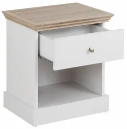 OTTO home Nachtkonsole Binz, mit einem schönen Metall Knopfgriff, Breite 45 cm – Produktbild 1 von 1