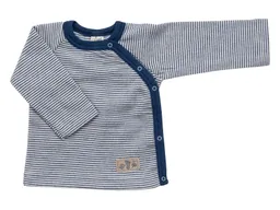 Lilano Lilano Baby Jacke Wolle Seide marine geringelt 62 – Produktbild 1 von 1