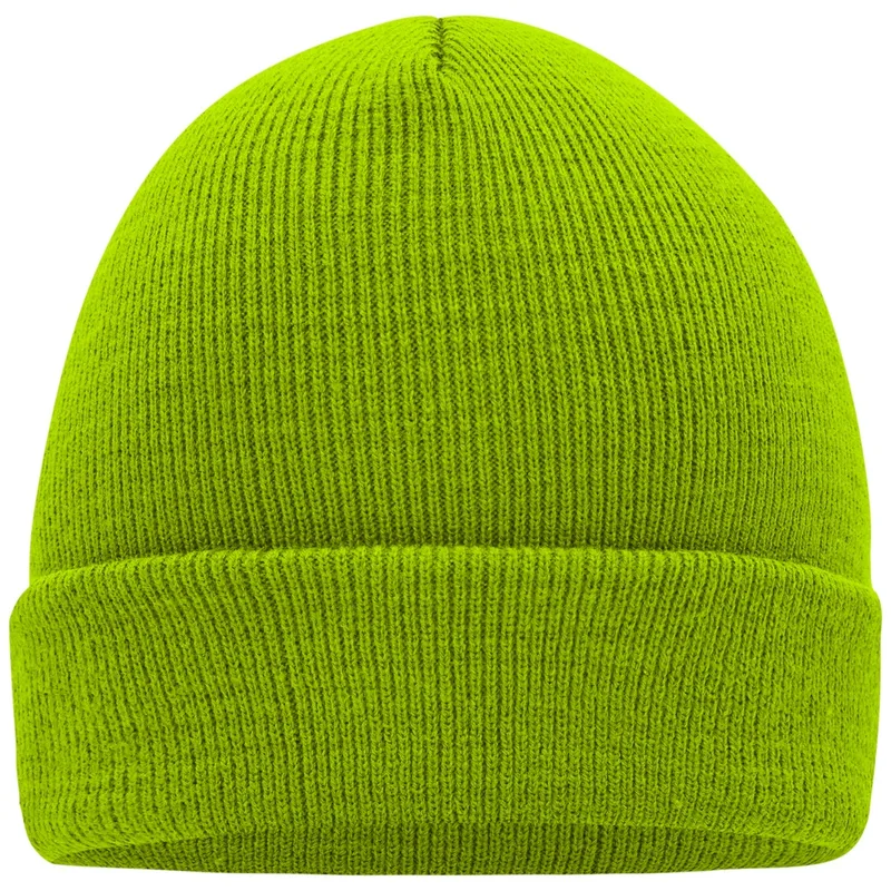 Myrtle Beach myrtle beach Klassische Strickmütze in vielen Farben MB7500 Gr. one size lime-green – Produktbild 1 von 1