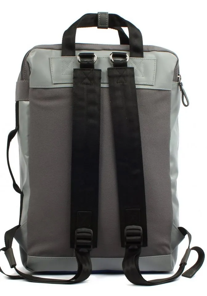 7clouds 7clouds Laptoprucksack Agal 7.2 M, mit recyceltem PET, Blau|rot|weiß, – Produktbild 4 von 5