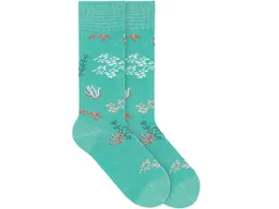 von Jungfeld von Jungfeld Bio-Socken 'Coral', deep aqua – Produktbild 1 von 1