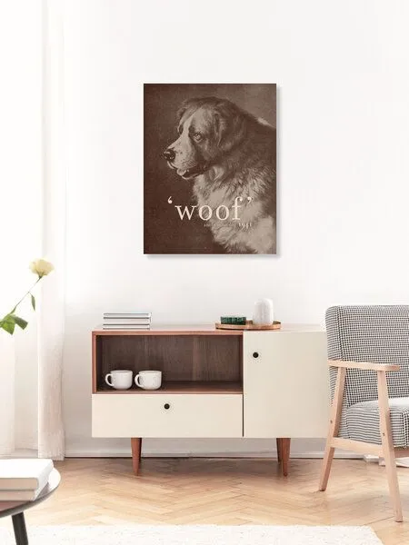 Photocircle Photocircle Poster / Leinwandbild - Famous Quote Dog – Produktbild 3 von 4