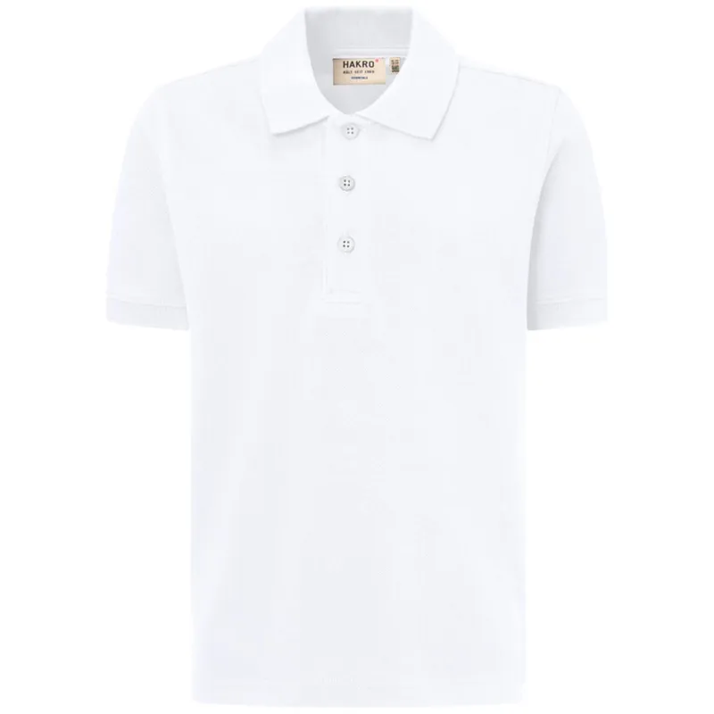 HAKRO HAKRO Kinder Poloshirt #545 Gr. 134/140 weiß – Produktbild 1 von 1
