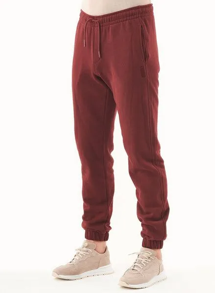 ORGANICATION ORGANICATION ESSENTIALS - PARSSA - Soft Touch Sweathose aus Bio-Baumwolle, Rot(bordeaux), – Produktbild 3 von 4