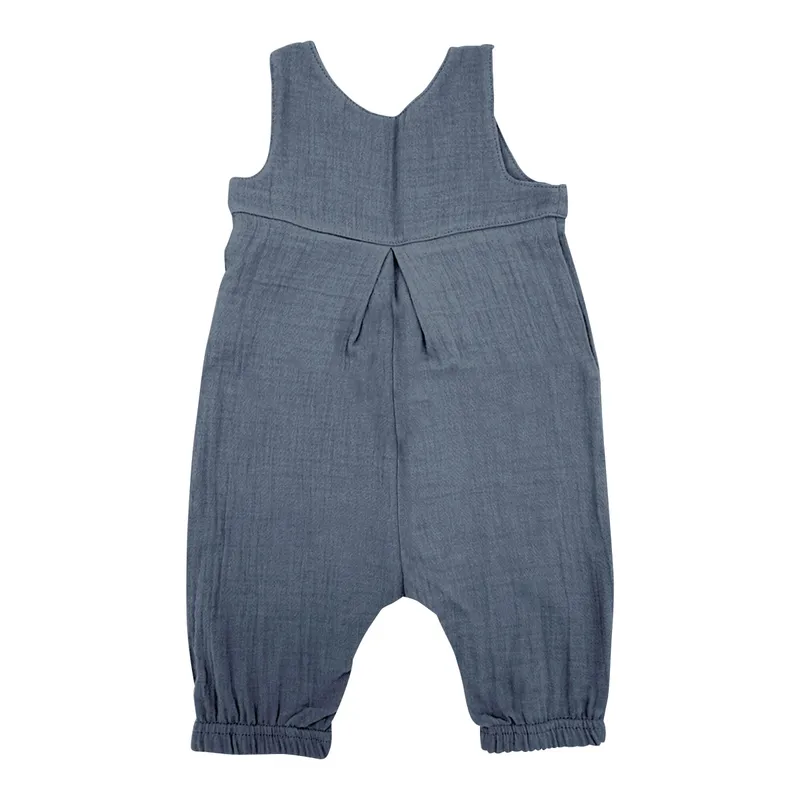 Maximo Maximo Musselin-Latzhose, Blau, – Produktbild 1 von 3