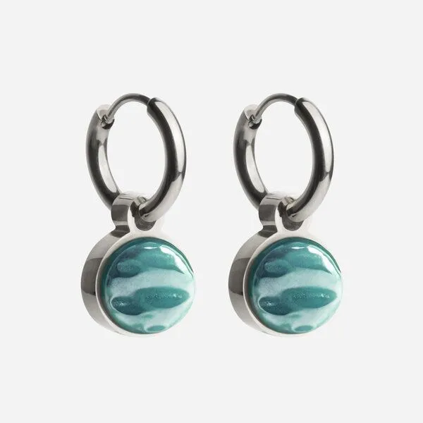 ALEXASCHA ALEXASCHA Silber Creolen mit Anhänger | Mix & Match, Silver, – Produktbild 1 von 7