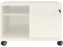 Bisley Bisley Rollcontainer "Caddy Note" Schubladen und Ziehgriff rechts, verkehrsweiß – Produktbild 1 von 1
