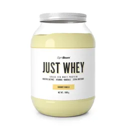 GymBeam GymBeam Just Whey Protein aus Weidehaltung 1000 g gourmet vanilla – Produktbild 1 von 1