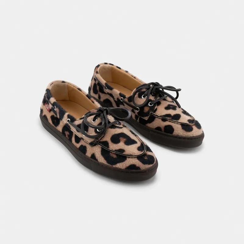 Zèta Zèta Damen vegan Schuhe Lagos Leopard Print, Schwarz, – Produktbild 2 von 2