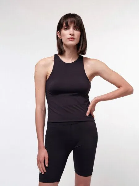 LANIUS LANIUS Sportliches Miditop aus ECONYL®, Atlantic, – Produktbild 1 von 4