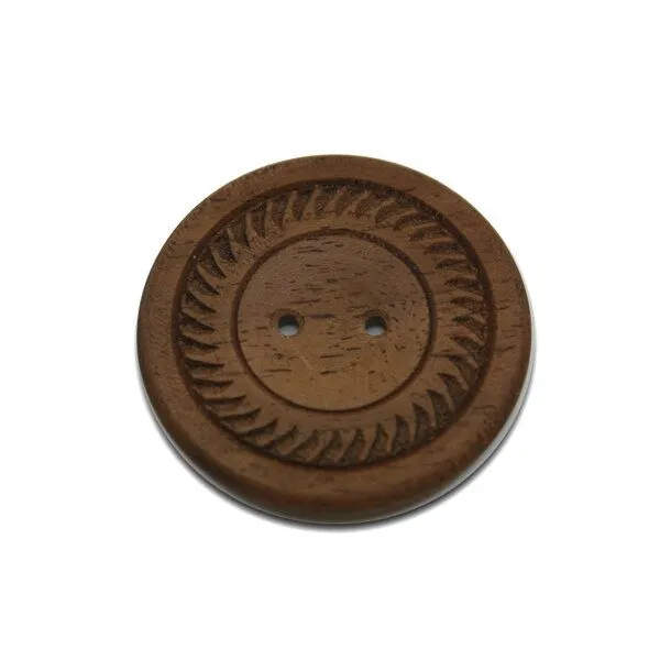 Lajos Varga Lajos Varga Designerknopf Nussbaum handgefertigt - Unikat – Produktbild 1 von 3