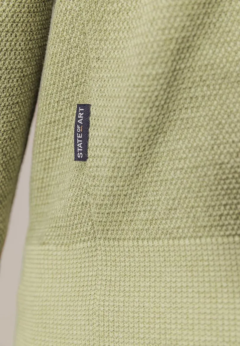 State of Art State Of Art Pullover Structure V-Ausschnitt Grün - Größe XL, Grün, – Produktbild 5 von 5