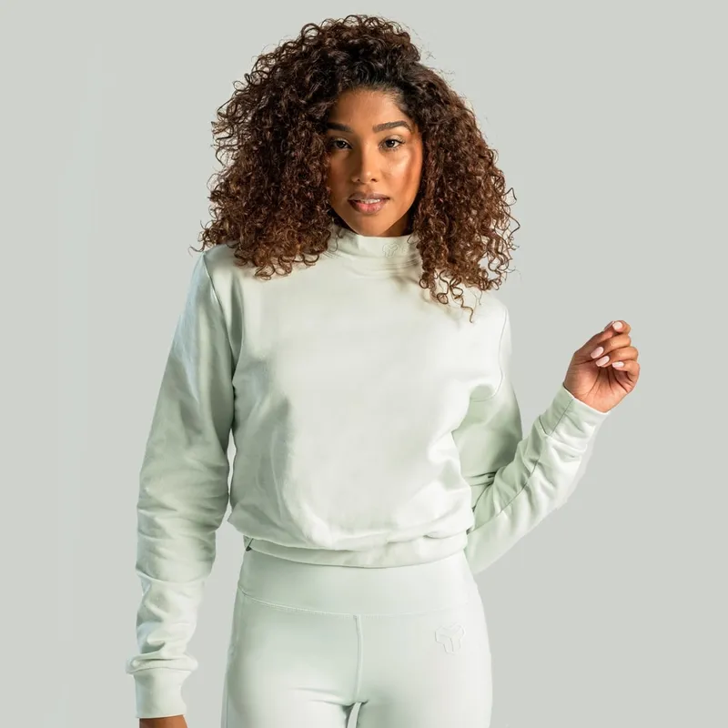 GymBeam OG1 STRIX Essential Pullover mit Kragen für Frauen in Moon Grey S – Produktbild 1 von 1