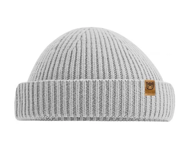 mate mate Strick Matrosen Beanie Mütze, Grau, – Produktbild 1 von 1