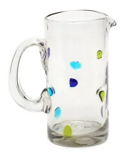 GLOBO Fair Trade GLOBO Fair Trade Krug LIMONADA aus Recyclingglas, mundgeblasen, verschiedene Designs – Produktbild 1 von 1