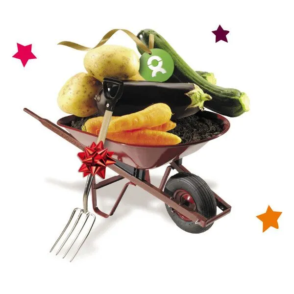 OxfamUnverpackt OxfamUnverpackt Spenden-Geschenk "Garten-Set" (Weihnachtskarte mit Magnet) – Produktbild 1 von 2
