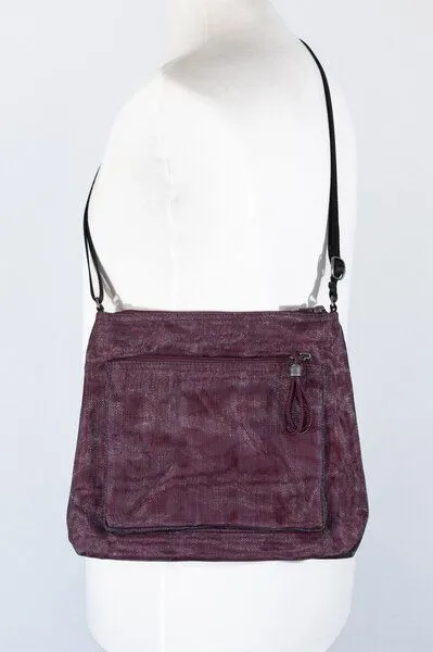 Smateria Smateria Umhänge-Tasche 'Bustle', Bordeaux-rot, – Produktbild 1 von 1
