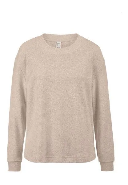 hessnatur hessnatur Frottee Loungeshirt Oversize PURE COTTON aus reiner Bio-Baumwolle, Düne, – Produktbild 3 von 4