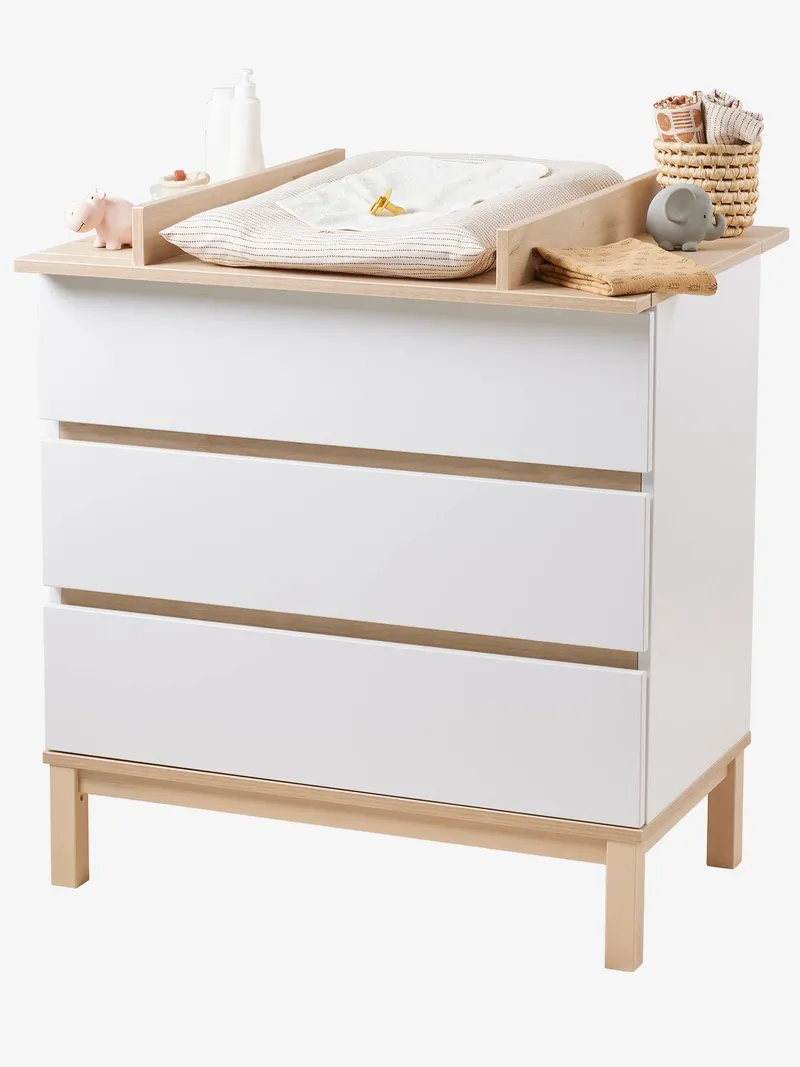 Vertbaudet Baby Wickelkommode KOMET, Weiß, – Produktbild 3 von 3