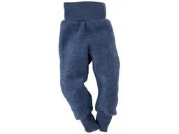 Engel natur Engel Natur Babyhose Bio-Merinowolle Fleece maschinenwaschbar melange-blau Gr. 62/68 – Produktbild 1 von 1