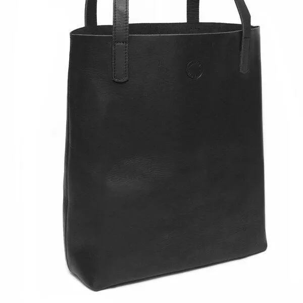 Marin et Marine Marin et Marine Leder Tote Bag Soléa, Black, – Produktbild 4 von 6