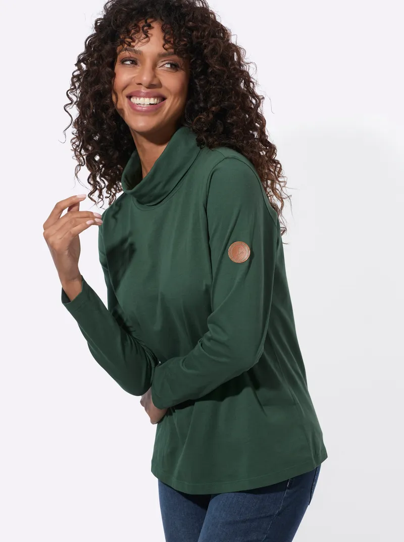 Witt Witt Rollkragenshirt moos, Moos, – Produktbild 2 von 2