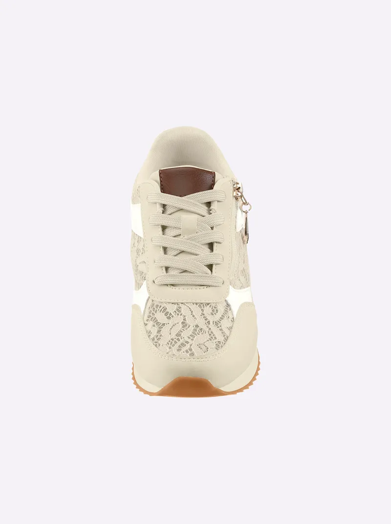 heine Sneaker creme-cognac, Creme-cognac, – Produktbild 2 von 3