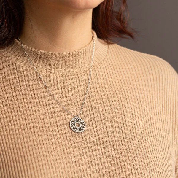 feinformart feinformart Kette mit Holzanhänger 'Spirit', Natur (beige), – Produktbild 5 von 5