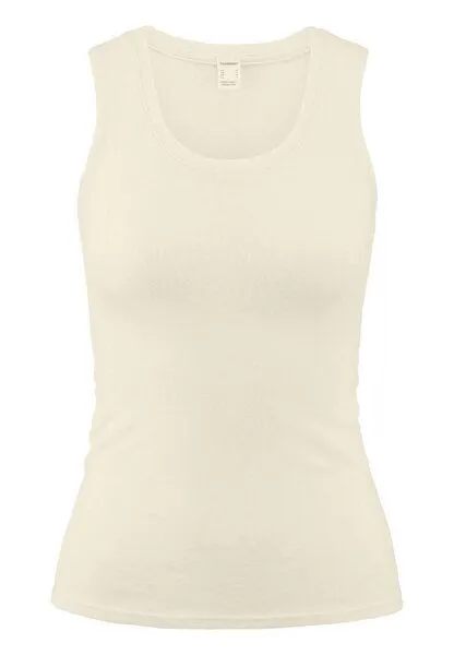 hessnatur hessnatur Tanktop PURE FUNCTION aus Bio-Merinowolle mit Seide, Natur, – Produktbild 2 von 4