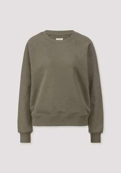 hessnatur hessnatur Sweatshirt Relaxed aus Bio-Baumwolle mit recycelter Baumwolle, Silbergrün, – Produktbild 4 von 4
