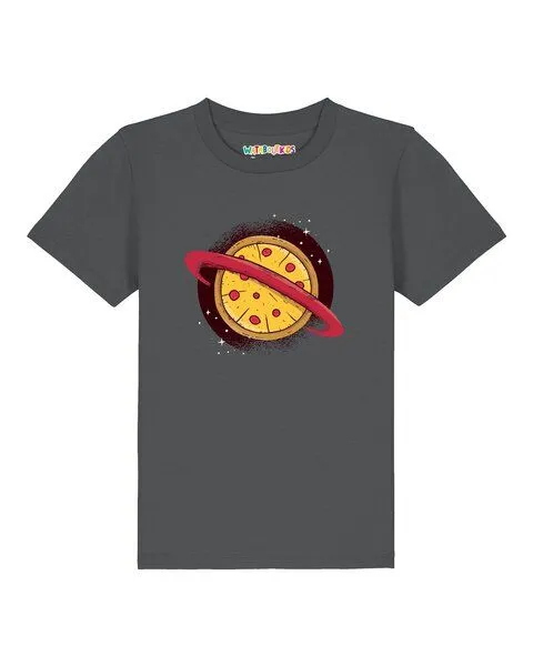 watabout.kids watabout.kids T-Shirt Kinder Pizza Planet, Anthracite, – Produktbild 1 von 2