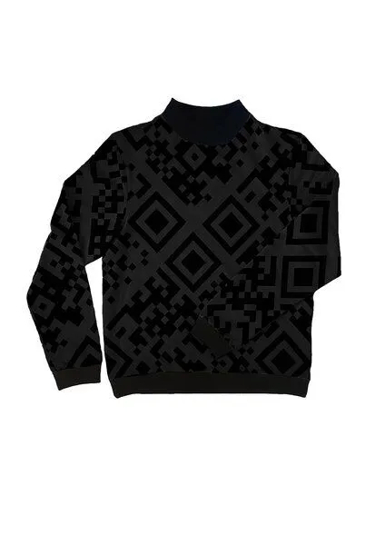 Sophia Schneider-Esleben Sophia Schneider-Esleben Unisex Jesse QR- Sweatshirt aus Bio-Baumwolle, Qr schwarz (schwarz), – Produktbild 1 von 3