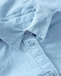 KnowledgeCotton Apparel KnowledgeCotton Apparel Damen vegan Hemd Vega Relaxed Aus Cord Gletschersee Blau – Produktbild 1 von 1