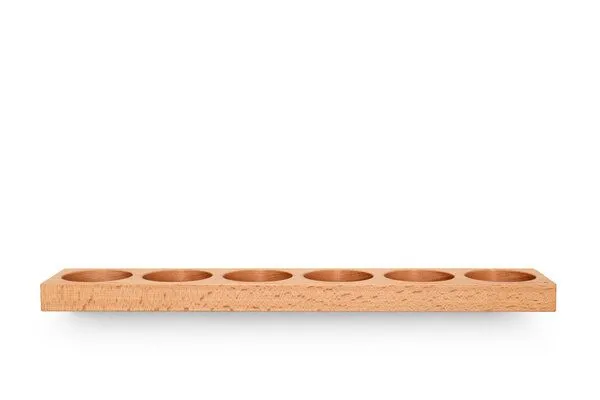 klotzaufklotz klotzaufklotz Gewürzregal Buche, Weiß, – Produktbild 2 von 4