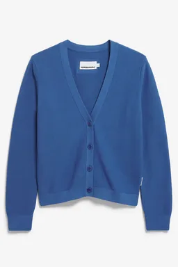 ARMEDANGELS ARMEDANGELS Damen vegan Strickjacke Menaal Dark Morning Blue – Produktbild 1 von 1