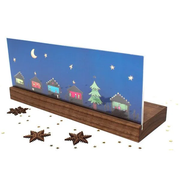 klotzaufklotz klotzaufklotz Weihnachtskrippe Weihnachtsmarkt – Produktbild 5 von 7