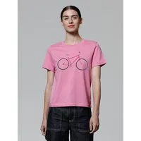 watapparel watapparel T-Shirt Frauen Pink Bike, Bubble pink, – Produktbild 1 von 1