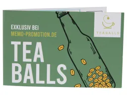 TEABALLS Bio-Tee mit Klappkarte inkl. Aufdruck, Guten Morgen Tee Bio pure nature – Produktbild 1 von 1
