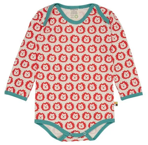 loud + proud loud + proud Baby Body Langarm, GOTS-zertifiziert, Sunrise(orange), – Produktbild 2 von 2