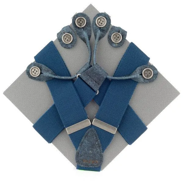 klYmp klYmp Hosenträger 'classic' uni vegan, Blau, – Produktbild 1 von 4