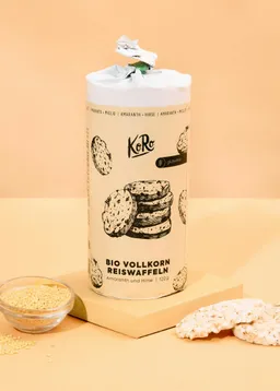 KoRo Bio Vollkornreiswaffeln mit Amaranth und Hirse 120 g – Produktbild 1 von 1