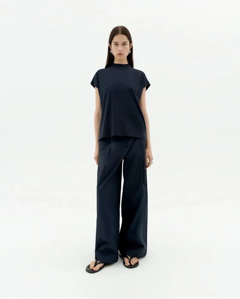 thinking mu Thinking MU Damen vegan T-Shirt Volta Navy, Extra dunkelblau, – Produktbild 1 von 2