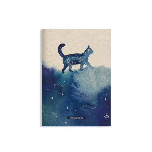 matabooks® matabooks® Notizheft A5 blanko aus Graspapier – Tara, Stellar mystic blue, – Produktbild 1 von 2