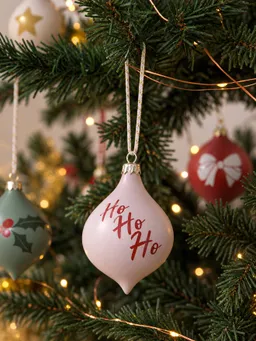 Vertbaudet 10er-Set Weihnachtsbaumkugeln in Tropfenform – Produktbild 1 von 1