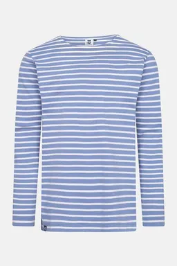 Hanseheld Hanseheld Streifenshirt Herren Petrol-Natur Langarm GOTS Organic – Produktbild 1 von 1