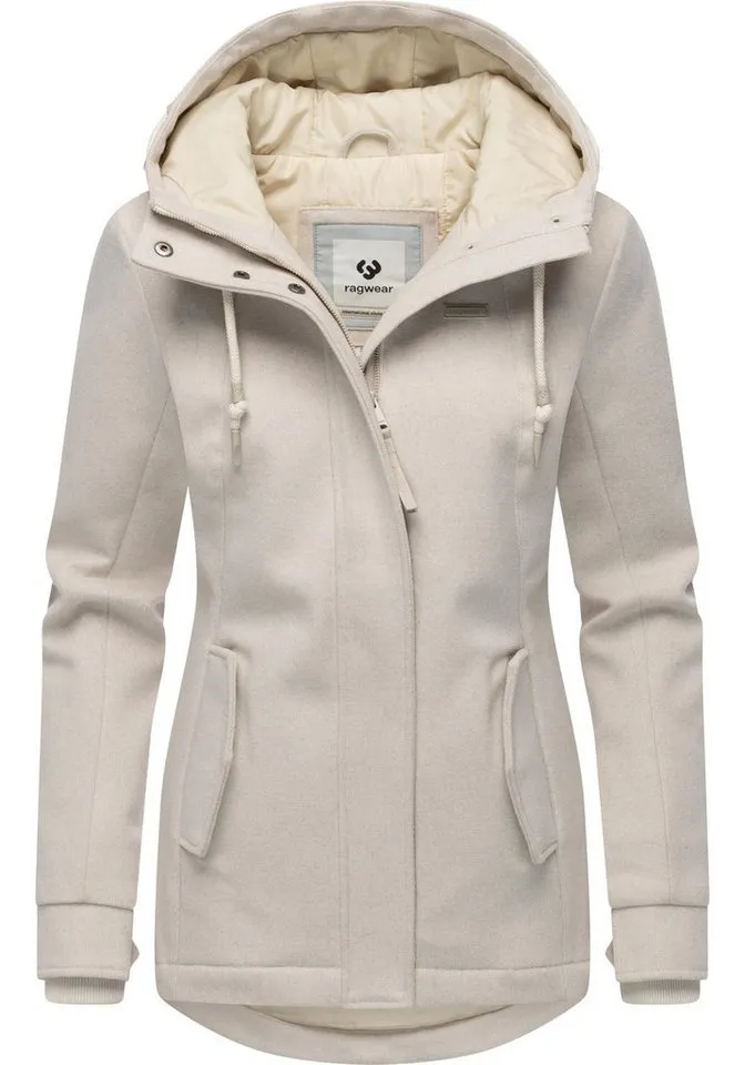 ragwear ragwear Winterjacke Monadde Felt YOUMODO Wasserfeste warme Jacke mit Kapuze, Braun, – Produktbild 5 von 5
