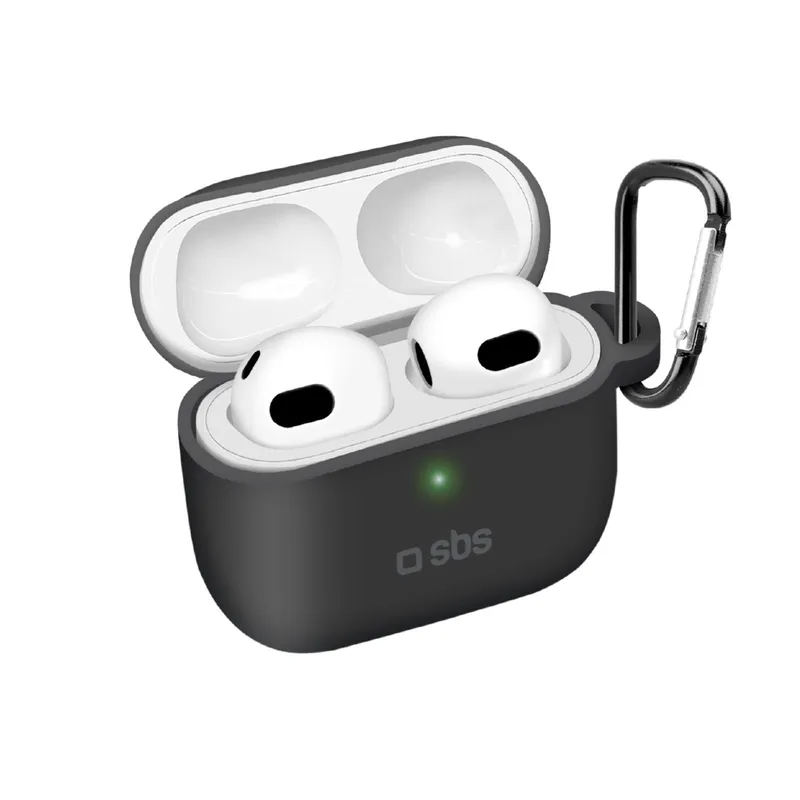 SBS SBS Silikon-Etui für Apple AirPods 3, Schwarz, – Produktbild 1 von 1