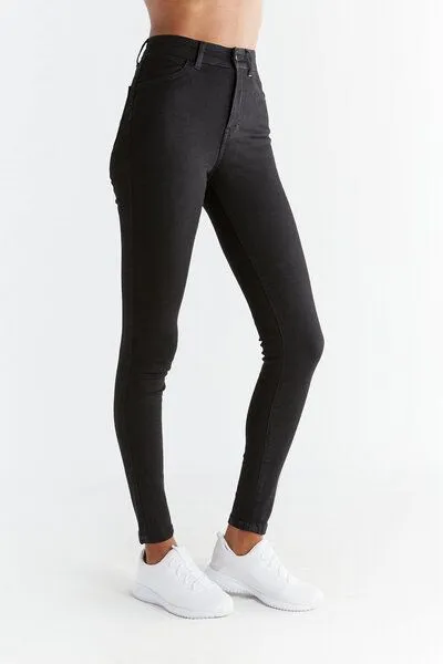 Evermind Evermind W's Skinny Fit-WD1015, Coal black, – Produktbild 2 von 5